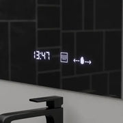 Zrcadlo LED obdélníkový 80x60cm Absoluční pohyb Marcello demontážní hodiny odmrazování systému termometr