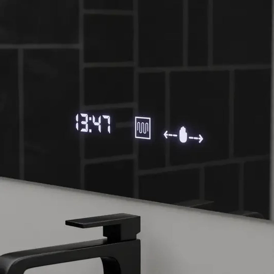 Zrcadlo LED obdélníkový 80x60cm Absoluční pohyb Marcello demontážní hodiny odmrazování systému termometr