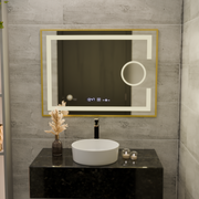 Mirror LED obdélníkový 50x70cm Eclat Motionglow Marcello Discuuts & Termeter Luba Cosmetica Dimabil