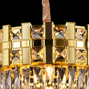 Crystal Crystal Aurelio Sirio 5xe14, průměr 40 cm, lesklý zlato, výška rebbabilní