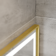 Mirror LED obdélníkový 50x70cm Eclat Motionglow Marcello Discuuts & Termeter Luba Cosmetica Dimabil