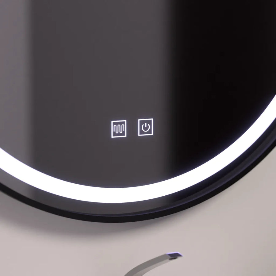 LED kulaté zrcadlo 60cm, Lucea Touch, Demister System, Stmívatelné