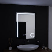 Zrcadlo LED obdélníkový 60x80cm Precision Motionglow Marcello Systémové postižení a teploměr z koamimického skla