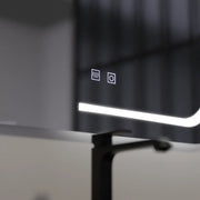 Zrcadlo LED obdélníkový 80x60cmTouch Retrica System rozmrazování