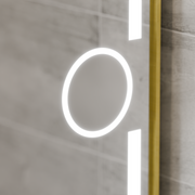 Mirror LED obdélníkový 50x70cm Eclat Motionglow Marcello Discuuts & Termeter Luba Cosmetica Dimabil