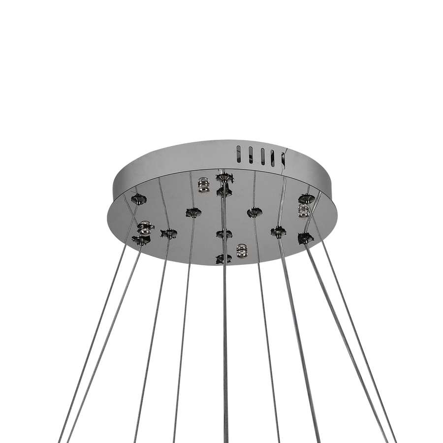 Lulus LED Crystal s dálkovým ovládáním stříbrného stříbrného latifahu