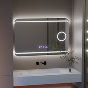 Zrcadlo LED obdélníkový 100x60 cm Capri Design Motiongllow Marcello Demontling Hoding Dezonta Systém