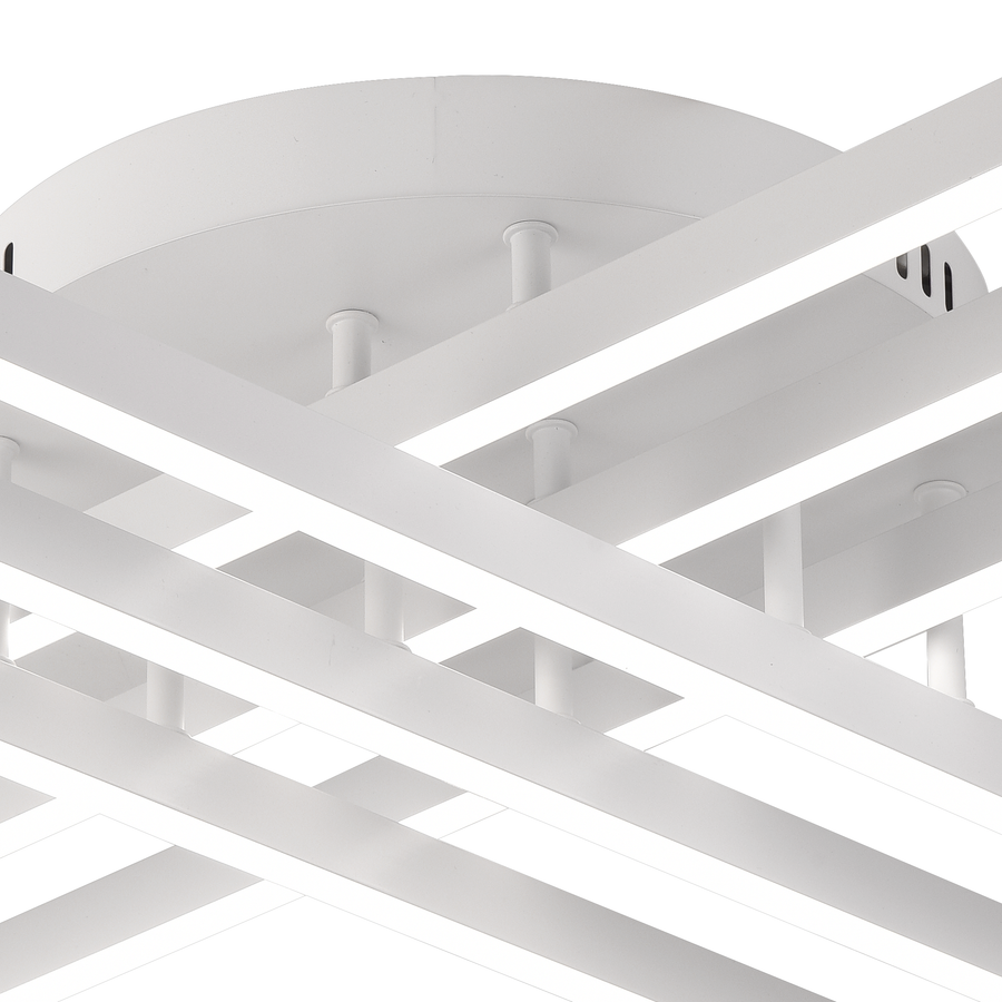 LED lustr GIO, 82W, studené/teplé/neutrální světlo, bílý