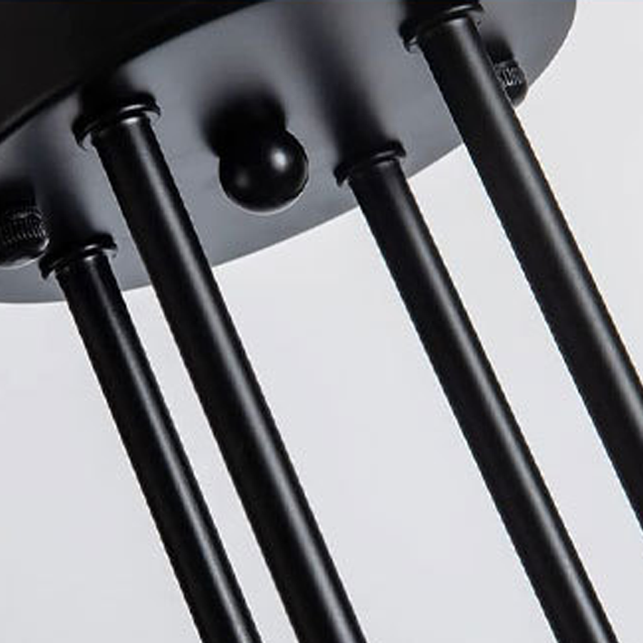 Modernistic Octa 8, 8x E27, černý, moderní design