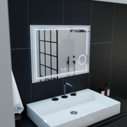 Zrcadlo LED obdélníkový 80x60cm Magia Essenza Touch Dimable Defrition System