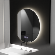 54x60 Semiluna LED Mirror - Arcana Touch Dimabil Disosity System