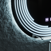 Mirror LED kolem 70 cm lira Verità Touch Dimable Defrition System