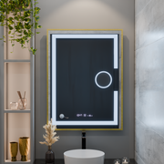 Mirror LED obdélníkový 50x70cm Eclat Motionglow Marcello Discuuts & Termeter Luba Cosmetica Dimabil