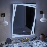 Systém Mirror LED LED Touch Infinitum odmrazování 60x80cm
