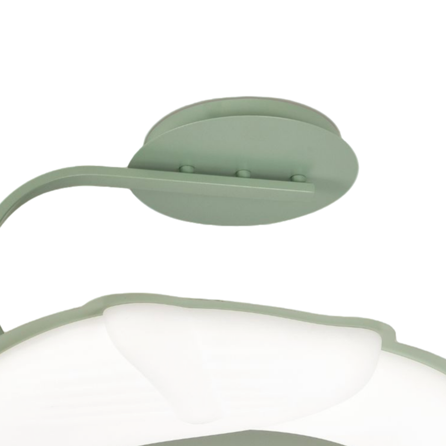 LED lustr 8058GN, 60W, zelený akryl, světlo 3000K/4000K/6000K