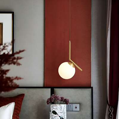 Lustr LOFT Haven, 1x E27, bílé zlato, kov, nastavitelná výška, moderní