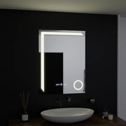 Zrcadlo LED obdélníkový 60x80cm Precision Motionglow Marcello Systémové postižení a teploměr z koamimického skla
