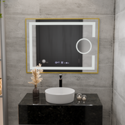 Mirror LED obdélníkový 50x70cm Eclat Motionglow Marcello Discuuts & Termeter Luba Cosmetica Dimabil