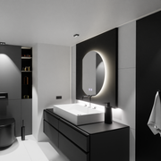 54x60 Semiluna LED Mirror - Arcana Touch Dimabil Disosity System