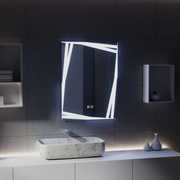 Systém Mirror LED LED Touch Infinitum odmrazování 60x80cm