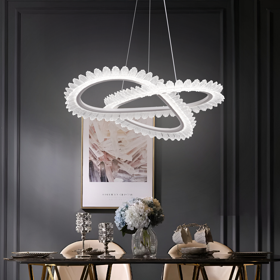 Lulus LED PRISM LUMINIS, CRYSTAL A CITAL, 4 KRIKY, MISABLE, Nastavitelná výška, chlad/teplé/neutrální světlo, luxusní osvětlení