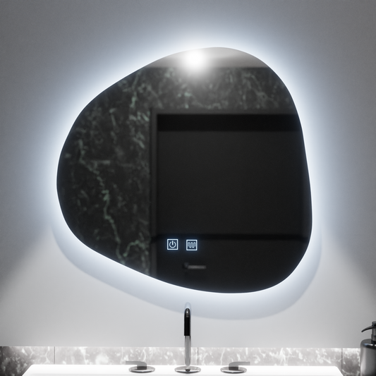 Bio LED zrcadlo 60x60cm, Duna Touch, Demister System, Stmívatelné