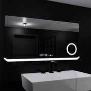 Mirror LED obdélníkový 80x60cm Definice Motiongllow Marcello Demontling CLOCK SYSTÉM