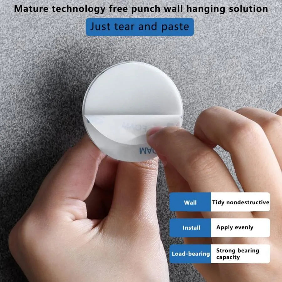 Černý sebe -adhezivní věšák GJ651