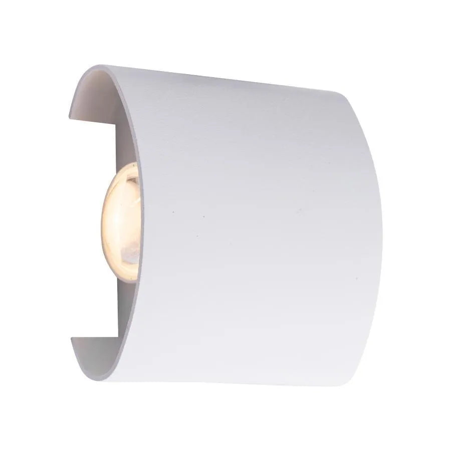 Fantazie aplikují exteriér a interiérový LED, 2 zdroje x 1W, IP65, kovový, bílý, 3000k