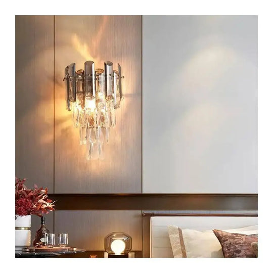 Nástěnné svítidlo Cristal Mayra 2x E14 Gold Interiérové nástěnné svítidlo Výchozí název Alessandro Design