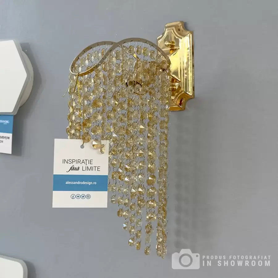 Naneste Crystal Sapphire 1x E27 Gold