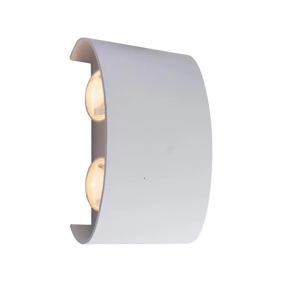 Fantazie aplikují exteriér a interiérový LED, 4 zdroje x 1W, IP65, kovový, bílý, 3000k