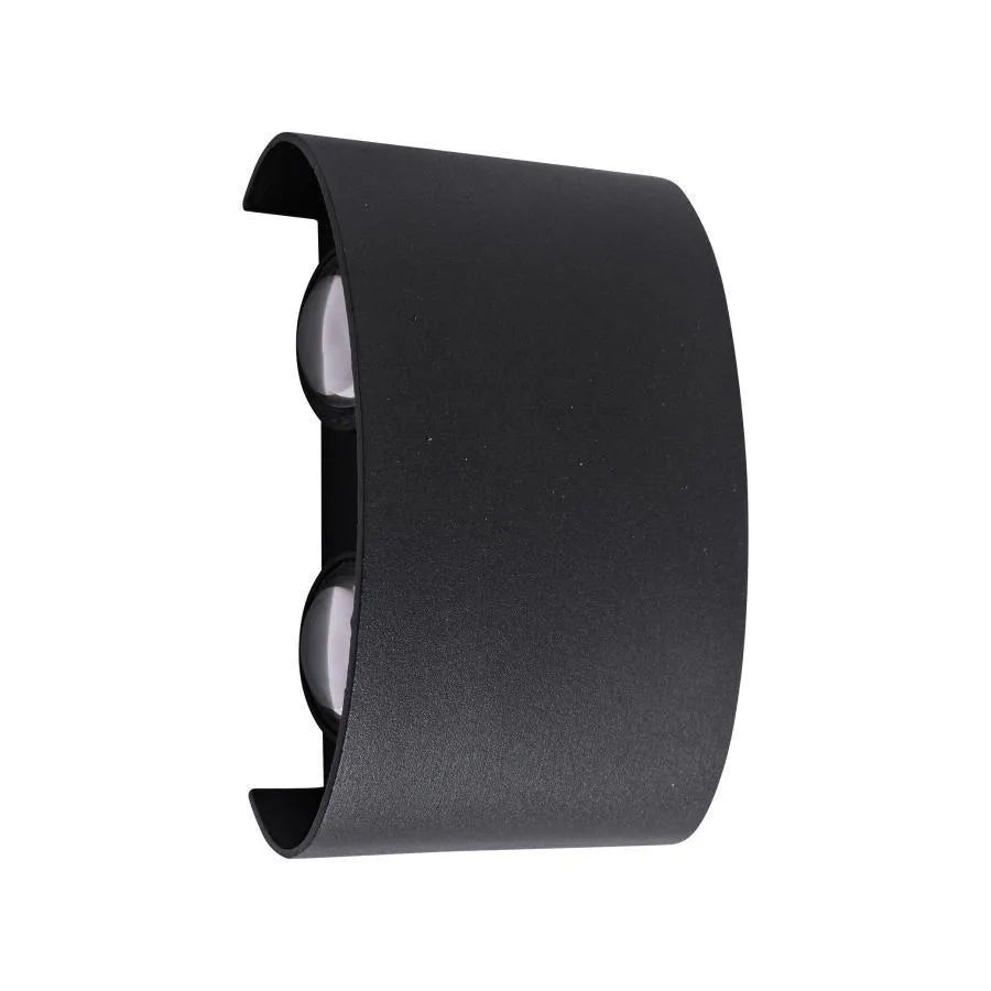 Fantazie aplikují exteriér a interiérový LED, 4 zdroje x 1W, IP65, kovový, černá, 3000k