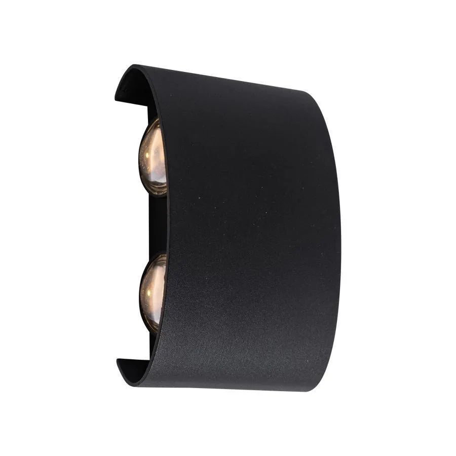 Fantazie aplikují exteriér a interiérový LED, 4 zdroje x 1W, IP65, kovový, černá, 3000k