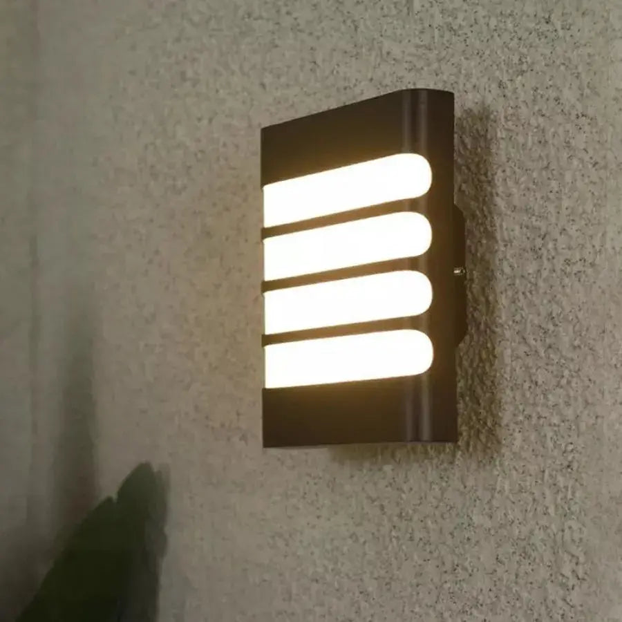 Vnější nástěnné svítidlo Raisa, 18W, 6000K, černé