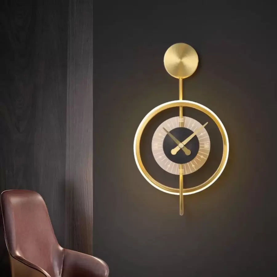 Použít LED Bridger 18W Integrated Black Golden Clock