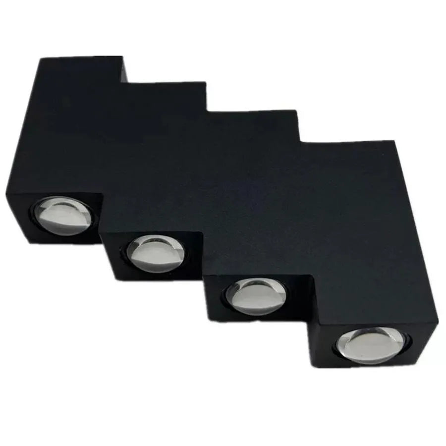 Použít exteriér LED AEETES, 8W, Metal, Black