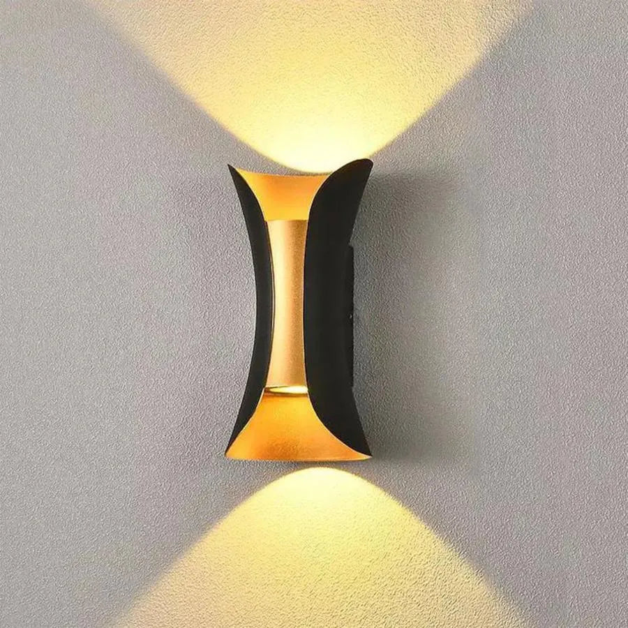 Naneste exteriér LED Pauline, 10W, Metal, Black and Gold