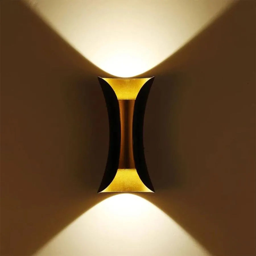 Naneste exteriér LED Pauline, 10W, Metal, Black and Gold
