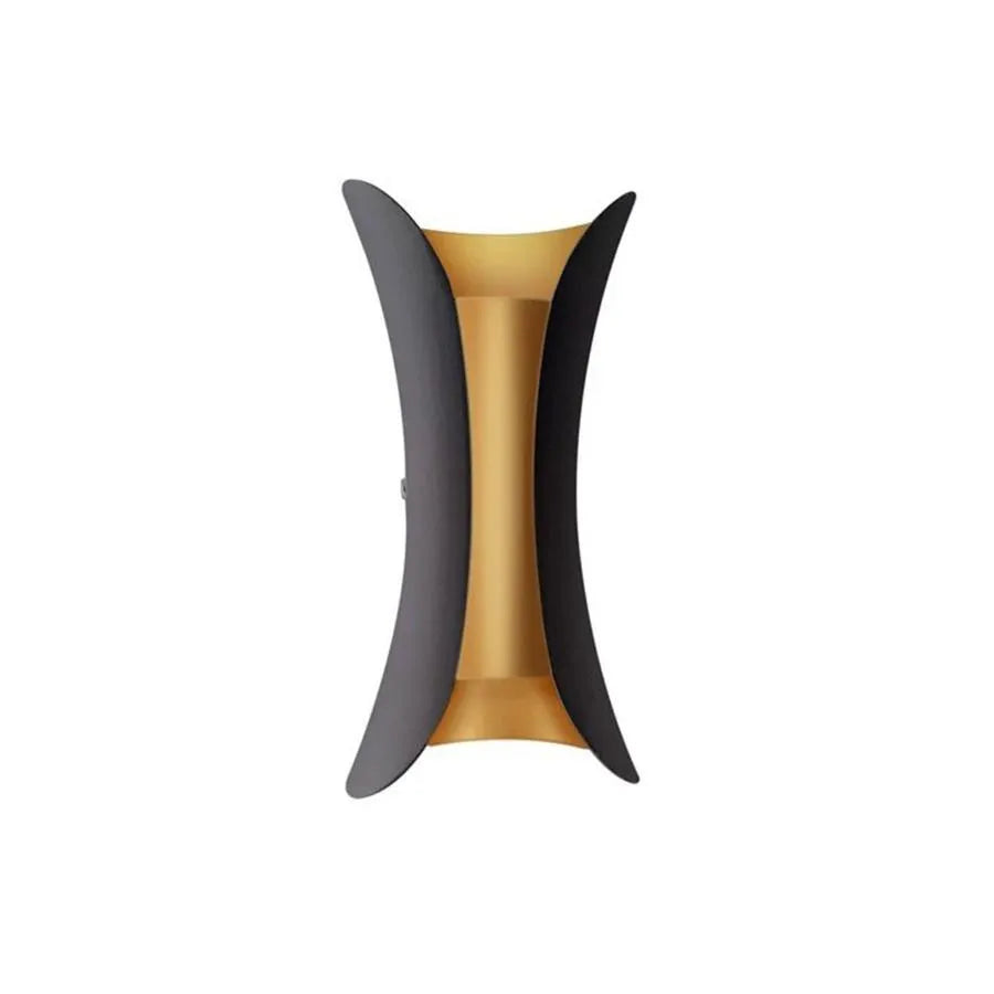 Naneste exteriér LED Pauline, 10W, Metal, Black and Gold