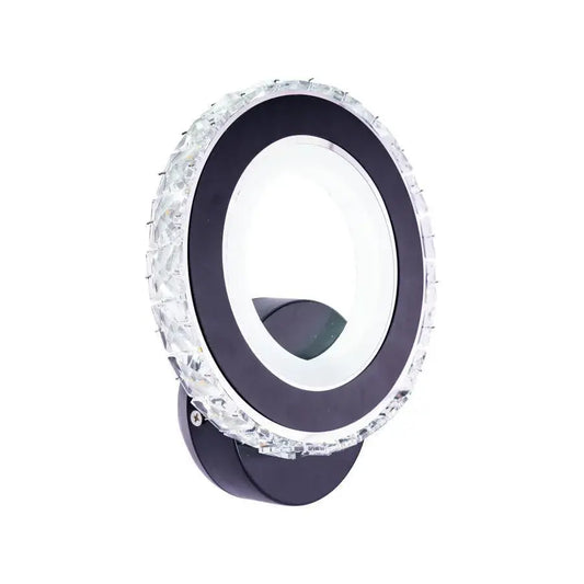 Použít LED NOVA Rotonda, 16W, Black & Nerezová, horké/studené/neutrální světlo