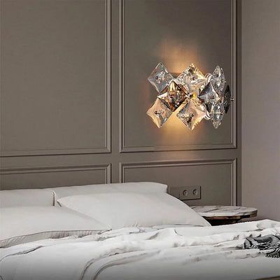 Aplikujte Zarina 2*E14, kov a krystal, zlaté