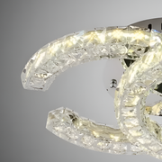 Lulus LED Crystal s dálkovým ovládáním Šia 27W Dimable Silver