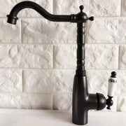 Kuchyňská baterie, sanitární mosaz, černá, OD/2051