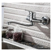 Nástěnná kuchyňská baterie s rotační trubkou, slitinou, chromem, PM018