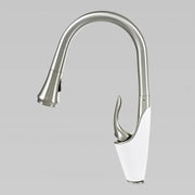 Kuchyňská baterie s extrahovatelnou sprchou, sanitární mosaznou, chrome, W054