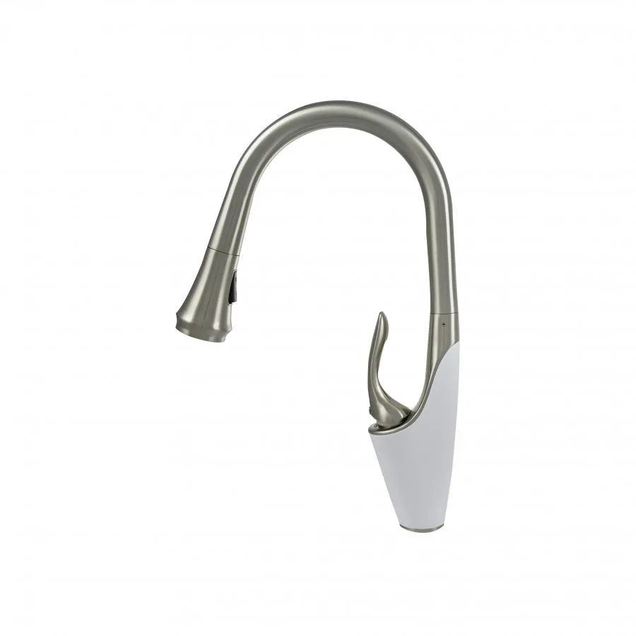 Kuchyňská baterie s extrahovatelnou sprchou, sanitární mosaznou, chrome, W054