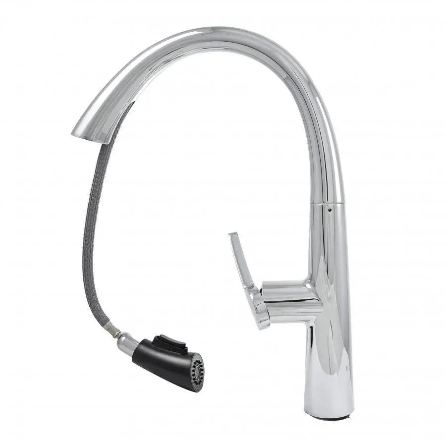 Kuchyňská baterie s extrahovatelnou sprchou, sanitární mosaznou, chrome, W059