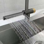 Kuchyňská baterie s černou nerezovou sprchou s vodopádem YB1500H