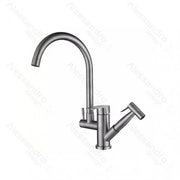 Baterie kuchyně s extrahovatelnou sprchou, nerezová ocel 304, satén, CF034